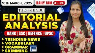 Editorial Analysis | 10th March, 2025 | Vocab, Grammar, Reading, Skimming | Nimisha Bansal