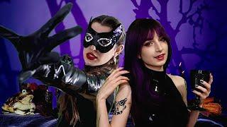 ASMR Halloween Party Hypnosis  Catwoman & Vampire | Roleplay Collab w/ @FloraRodgersOfficial