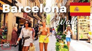 Barcelona, Spain  - 4K-HDR Walking Tour