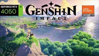 Genshin Impact v5.2 | RTX 4050 Test | Max Settings | 4k, 1440p, 1080p (HP Victus 16 Ryzen 7 7840HS)