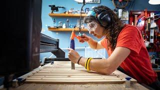 Adventures in CNC: Making a Plywood Room Divider!