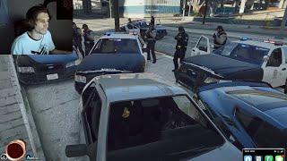 xQc vs Cops HEATED Negotiations followed by CHAOTIC Chase (Paleto) | GTA RP NoPixel 3.0 xQc