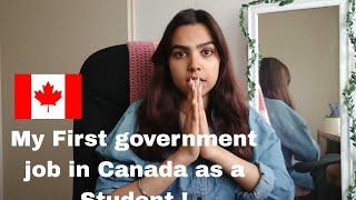 How I got my first government job in Canada on a study permit || #governmentjobs #study #canada