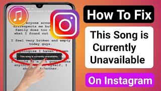 How To Fix Instagram Audio Unavailable Problem  (New Update 2023) | Audio Unavailable Instagram