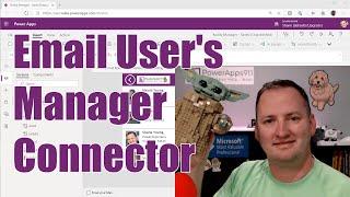 Power Apps Email User's Manager using the Office 365 Outlook and Users connectors