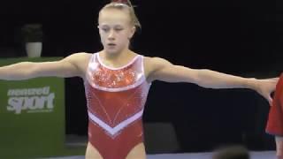 1st Junior Gymnastics WCH Podium Training RUS Floor