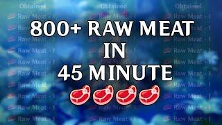 [Fast Farming] 800+ RAW MEAT IN 45 MINUTE - SUMERU | Genshin Impact