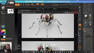 Insect Inspired Creature Design with Eric Keller  -  Zbrush 2025