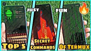 Top 5 secret commands of termux in hindi step by step
