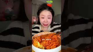 [ASMR ] Mukbang : Fast eat noodles #shorts