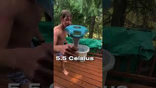 ICE BATH DAY57 subscribe to see day 100 #icebath #shorts #ice