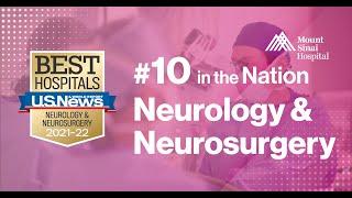 No. 10 in the Nation: Neurology & Neurosurgery