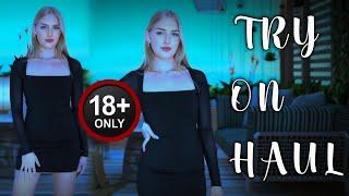 [4K] Transparent clothes Try-On Haul Lingerie | Bikini Fabric Review with Emily See-through clothes