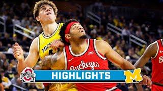 Ohio State at Michigan | Highlights | Big Ten Men's Basketball | Jan. 15, 2024