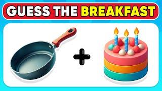  Can You Guess The FOOD By Emoji?  Breakfast Emoji Quiz