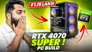 Rs 1.2 Lakh RTX 4070 SUPER Gaming PC Build | Unbelievable 