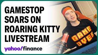 GameStop stock soars on Roaring Kitty livestream return