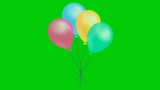 BALLOON GREEN SCREEN | FREE TO USE