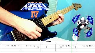 Mega Man 4 TAB : Skull Man Stage Guitar Cover