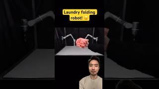 Laundry folding robot!  #robotics