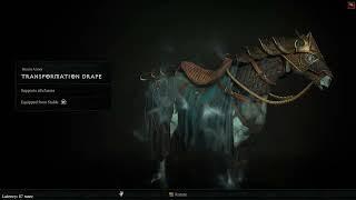 *NEW* Horse Armor! Transformation Drape | Diablo 4 Cosmetic Showcase!