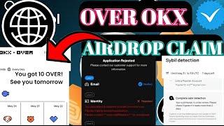 Over OKX Airdrop Claim || Who're elegible for this airdrop check || Claim OVER wallet point