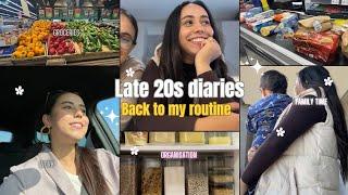 Late 20’s diaries⭐️grocery shoppingOrganisingعدنايومياتي