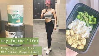 Bikini Prep Diaries: Ep. 1! Day in the life| Prepping for my first NPC Bikini Competition