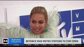 Beyonce's tour paid $100,000 to extend DC Metro hours after weather delayed show