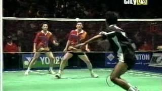 Badminton 2001 - All England Men's Double Final - Candra & Sigit vs. Tony & Halim