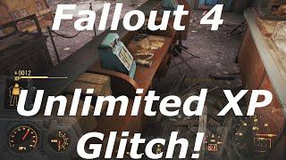 Fallout 4 Infinite XP Glitch Guide AFTER PATCH 1.2! How To Get Unlimited XP! (Fallout 4 Glitches)