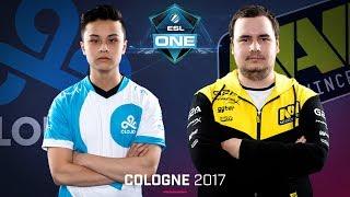 CS:GO - Cloud9 vs. Na'Vi [Mirage] Map 1 - Semifinal - ESL One Cologne 2017