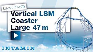 Intamin Vertical LSM Coaster Layout Large, 47m