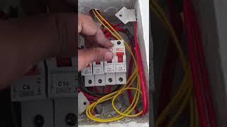 4 Way MCB box | REO Havells MCB Installation #shortsvideo #sorts