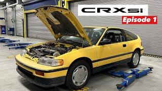 New Project - Restoration on THIS 1989 Honda CRX Si | Ep 1