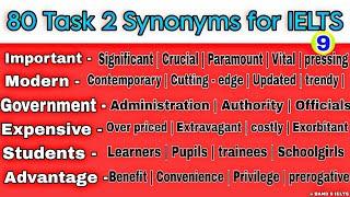 80+ Synonyms for task 2 in Ielts Writing! Most Commonly Used synonyms in IELTS, TOEFL,PTE& DUOLINGO