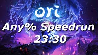 Ori wotw Any% (Easy) Speedrun in 23:30