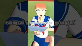 Eliminating Osana in easiest way  • Sakura school simulator x Yandere sim #shorts