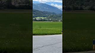 DreamWings' Schempp Hirth Arcus M taking off on Runway 26 at Innsbruck Airport (LOWI)