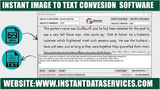 Image to Text Data Entry Conversion Software |  Notepad Converter