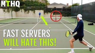 How to return 100+ MPH serves (footwork, grip, tips…) | Tennis Return Of Serve - Part 2