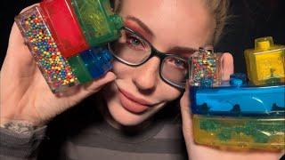 ASMR Sticky Blocks! NEW TRIGGER (climbing, pausing)