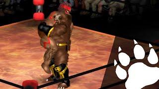 [Request] Ferocious Bear Wrestler Crushes Tribal Wolf