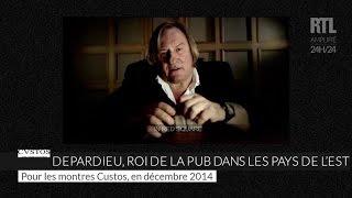 VIDÉO - Depardieu, roi de la pub dans les pays de l'Est - RTL - RTL