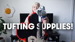 TUFTING SUPPLIES GUIDE! What You Need To Make A Rug- Supplies Linked Below!