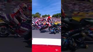 Marquez wipes out Oliveira in a massive crash  | 2023 #PortugueseGP 