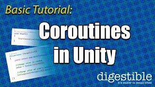 Coroutines in Unity (Basic Tutorial for Beginners)