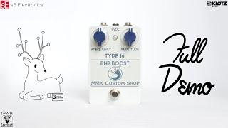 MMK Electrics Type 14 DEMO + REVIEW | Custom Shop Silicon Treble Booster | Unique Overdrive & Boost!