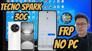 Tecno Spark 30C Frp without pc @ahmeefood