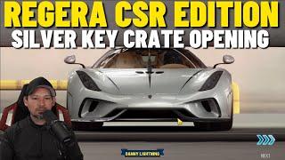 CSR2 Regera CSR Edition Silver Crate Opening (This is a nice car)